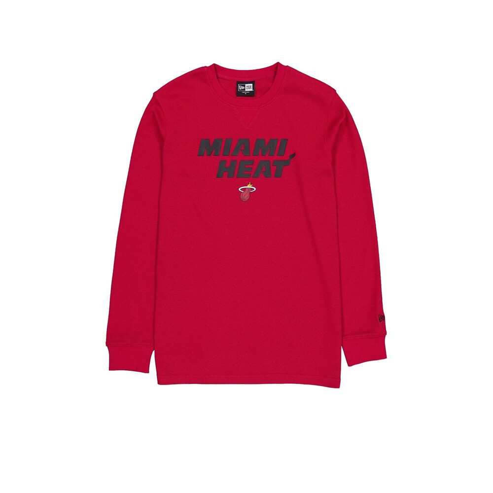 New Era Miami Heat Sport Night Long Sleeve T-Shirt - Size L